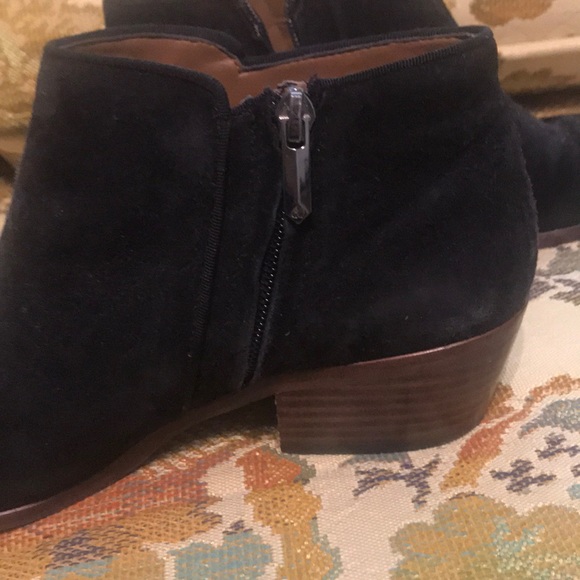 Sam Edelman Suede Black Ankle Boot - Picture 2 of 5